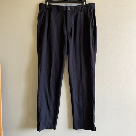 PUMA Mens Size W32 x L30 Performance Flat‎ Front Poly Golf Pants Navy Athletic - Picture 1 of 6